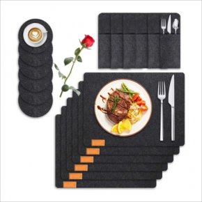 18PCS Felt Table Placemats for Dining Kitchen Table