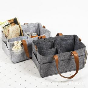 Felt Baby Diaper Organizer Caddy Bag