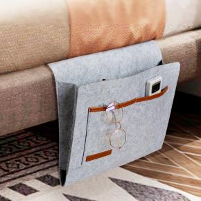 Felt Bedside Caddy, Bedside Pocket Caddy Bed Organizer Storage